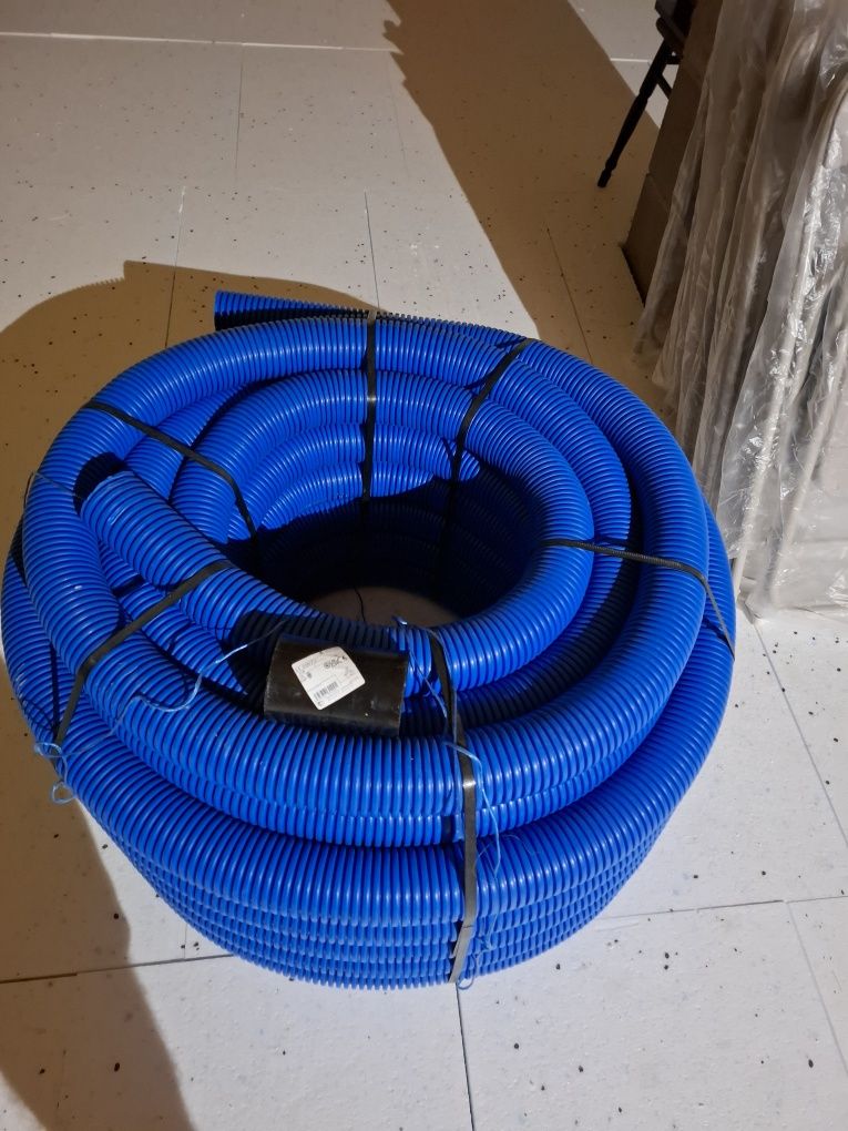Rura karbowana peszel do ziemi AROT 75mm 50m z pilotem
