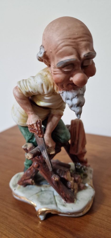 Branca de neve e os 7 anões - estatua capodimonte