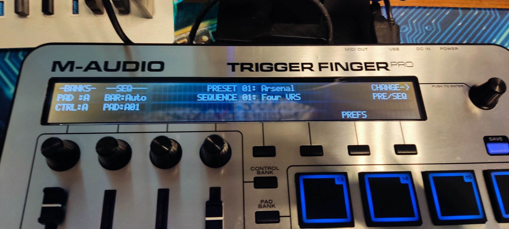 M-audio Trigger finger Pro MIDI