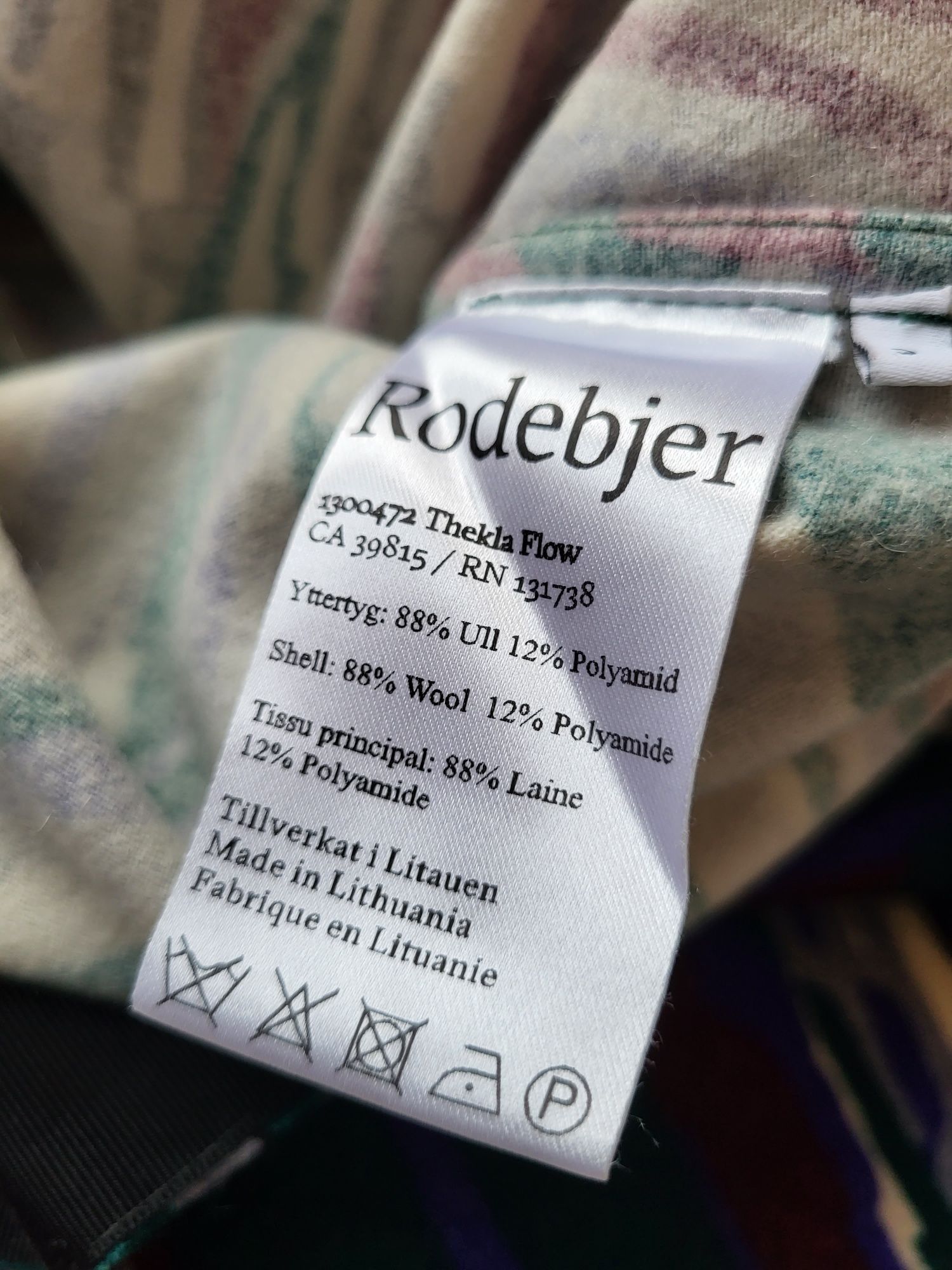 Wełniana sukienka midi premium wool oversize scandi Rodebjer rozmiar S