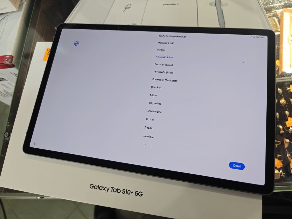 Samsung TAB S10+ 5g..Nowy full kompleT... PAT-KOM
