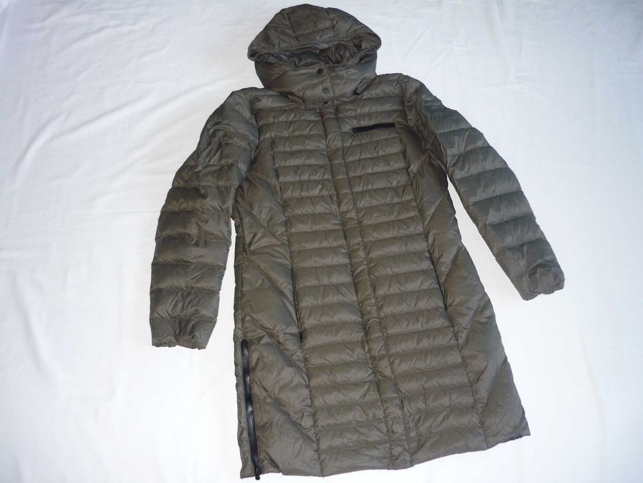 e d s by ESPRIT демісезонне пухове пальто з капюшоном пуховик 90% пух