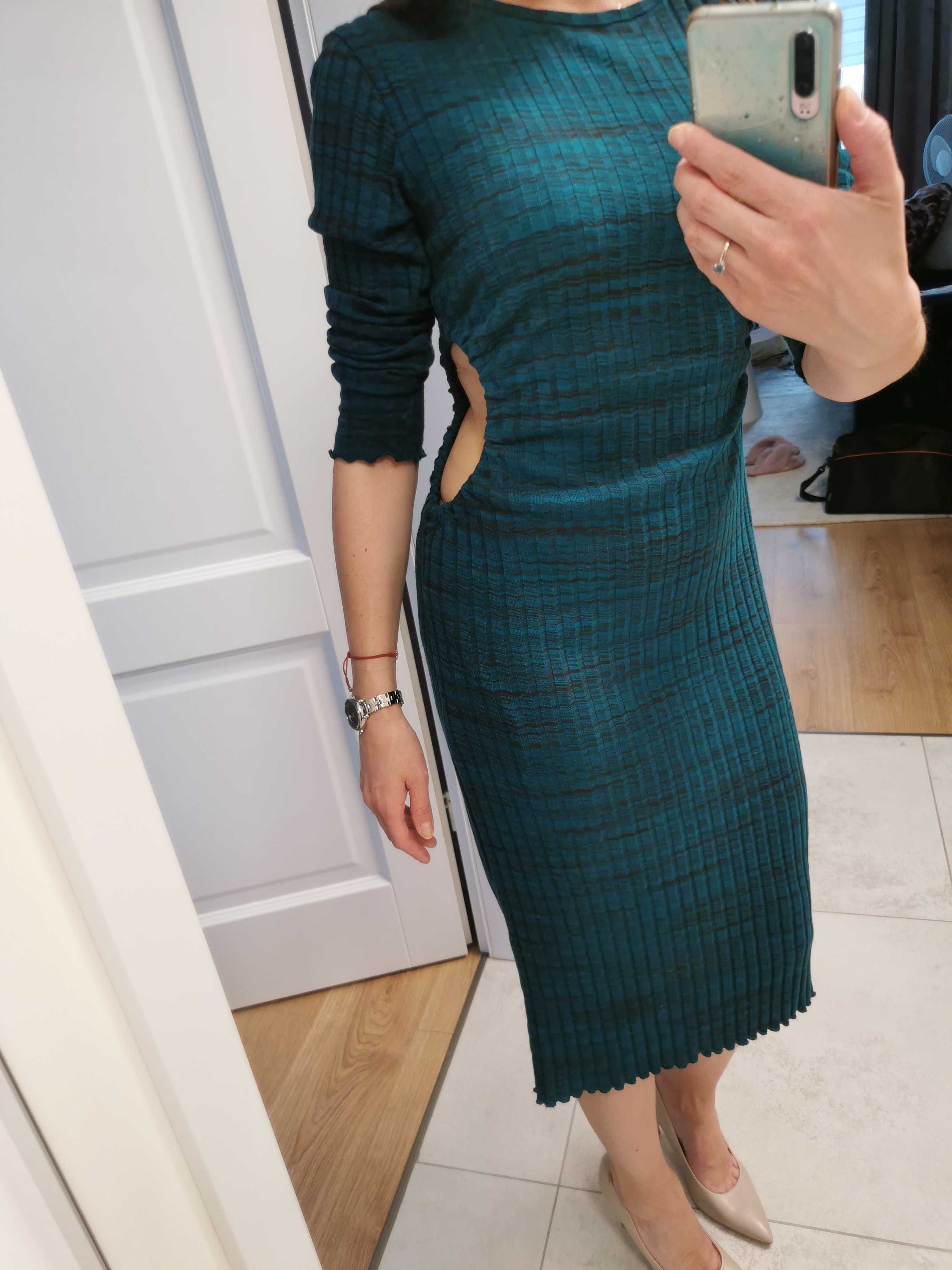 Sukienka midi, Zara, rozmiar s