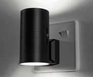LOHAS LED ściemnialna lampa ścienna retro nocna 3000K czarny