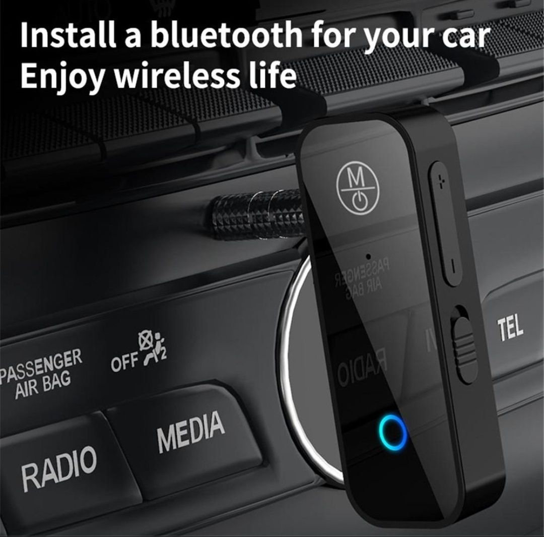 Bluetooth: 5,1 приемник/передатчик AUX, микрофон,АКБ.трансмиттер,аудио