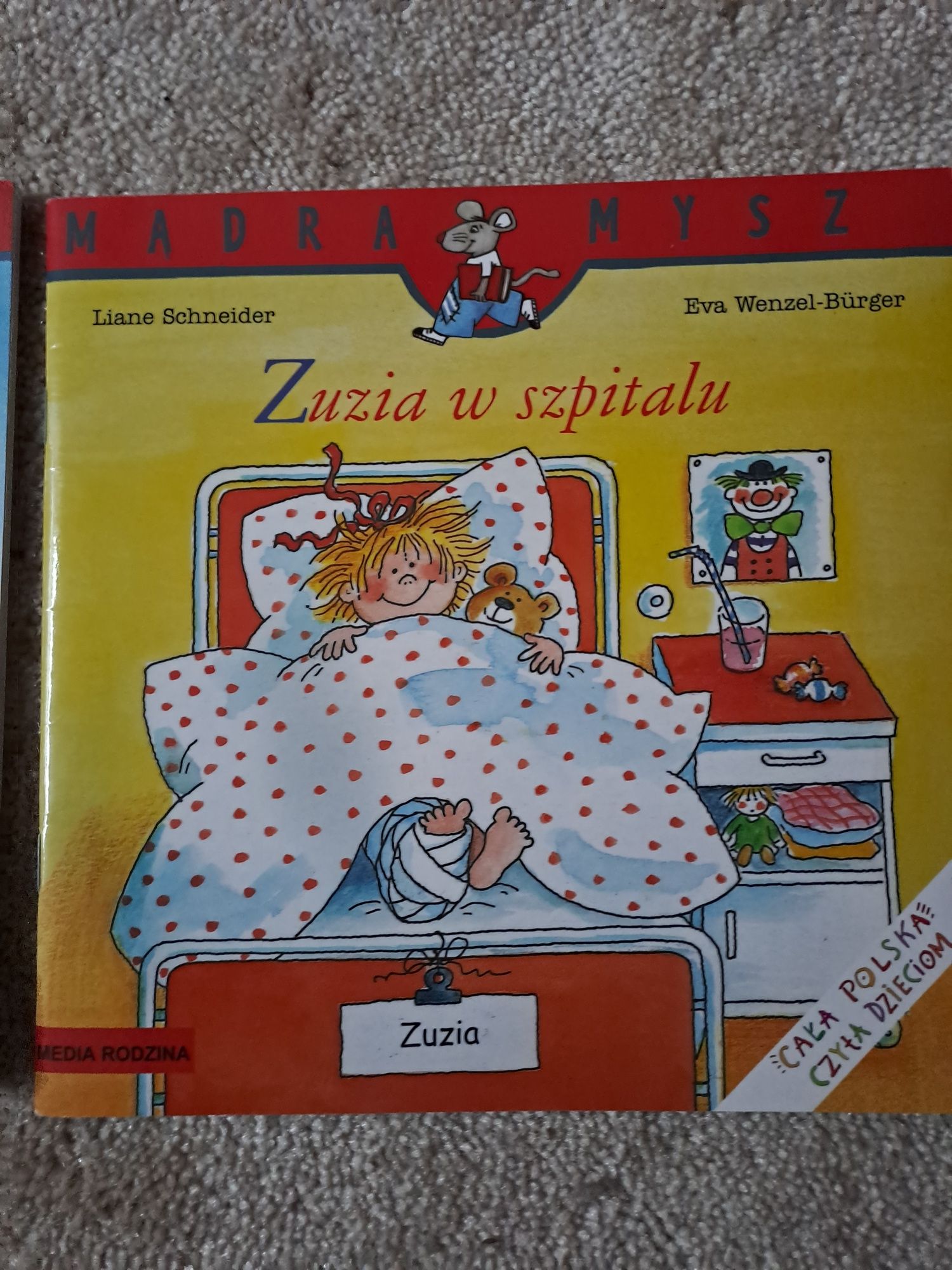 5 książek z serii o Zuzi.. "Zuzia idzie do przedszkola", i inne...