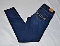 Брендовые темно-синие джинсы от abercrombie & fitch стрейч 4r (99-102