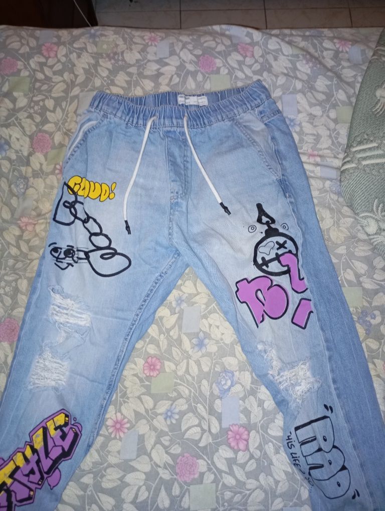 Calça de ganga Bershka
