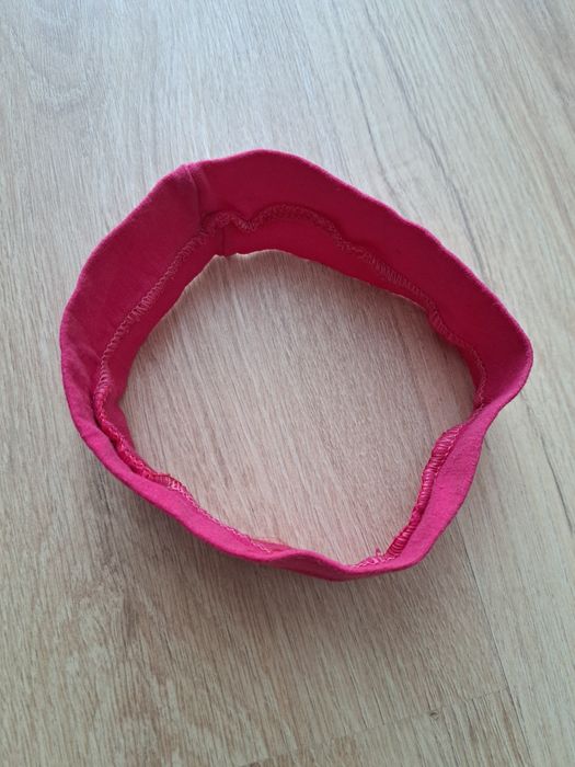 Pepco opaska na głowę niemowlęca na uszy różowa średnica 20cm