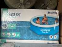 Basen ogrodowy rozporowy rodzinny 244x61cm Bestway pompa 9w1 NOWY
