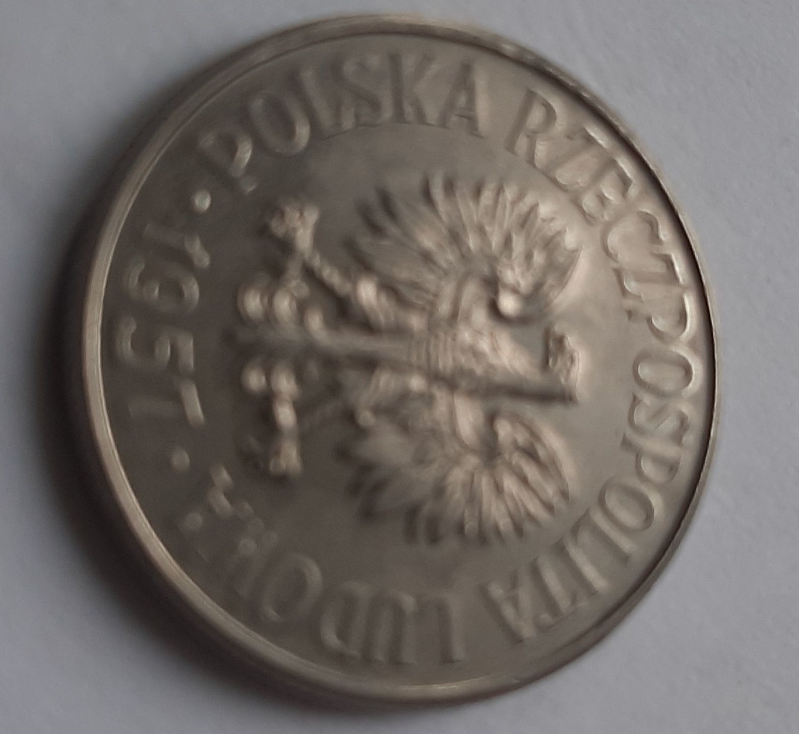 50 gr 1957 Próba nikiel