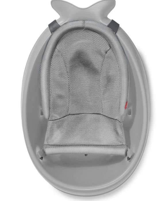 Skip Hop Wanienka dla dzieck Wieloryb Moby Smart Sling szara