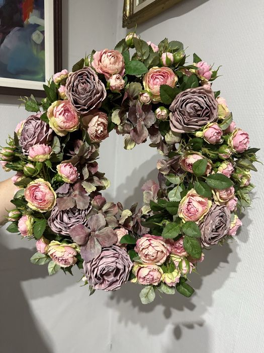 Wianek Różany "Vintage Romantyczny Ogród"