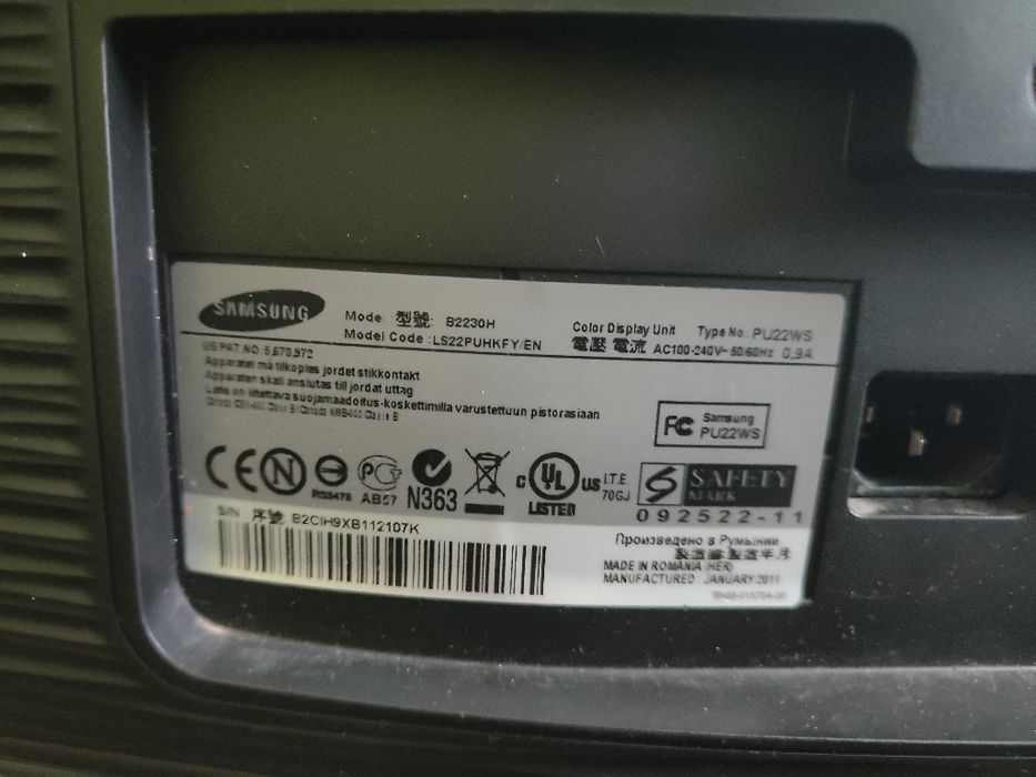 Monitor Samsung B2230H