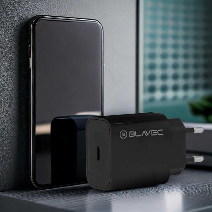 Blavec Ładowarka sieciowa BC-1 - Typ C - PD 30W czarna