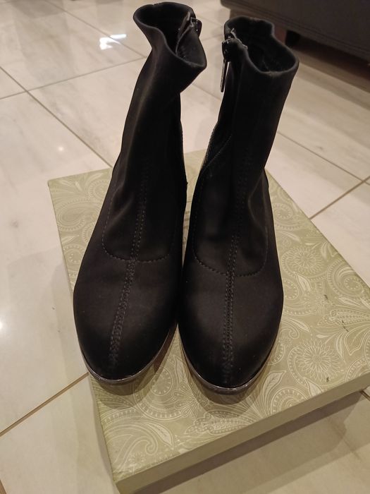 Botki damskie roz 36