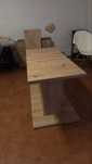 Mesa extensivel com 6 cadeiras