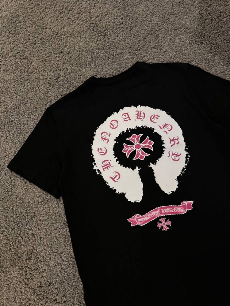 Футболка Chrome Hearts / Чорна Футболка Хром Хартс / Майка Хром Хартс