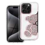 Futerał TEDDY BEAR do IPHONE 13 PRO różowy