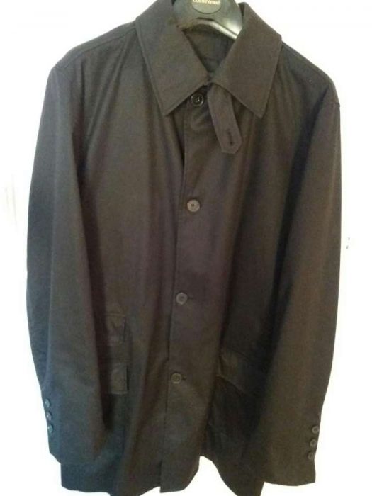 Gabardine Zara homem preto XL