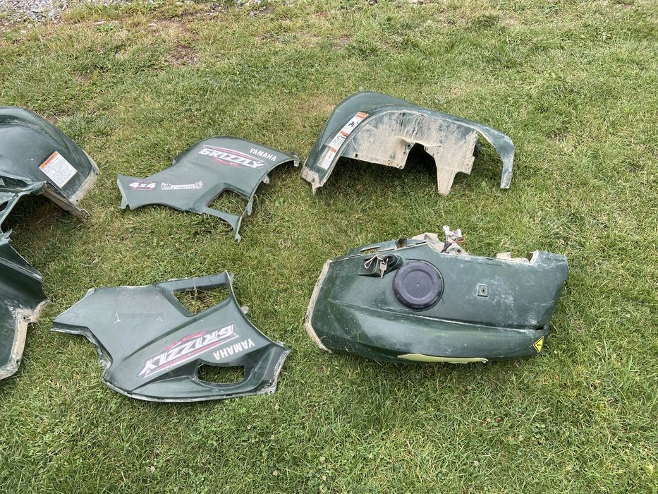 Plastiki yamaha grizzly 700 grizzly 550 owiewki błotnik boczek komplet