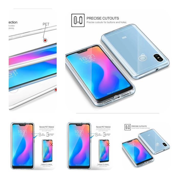 Capa 360º P/ Xiaomi Redmi Note 7 /Note 8T / Redmi 8 /8A / 9A /Redmi 7A