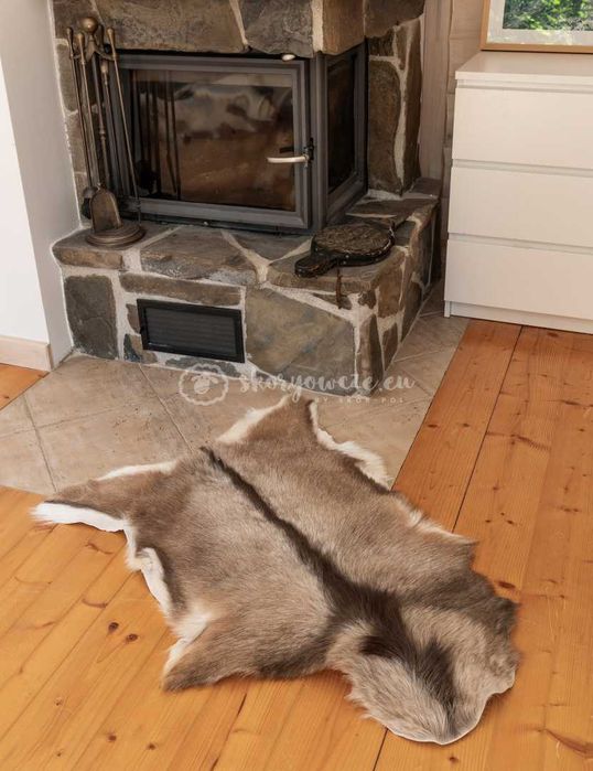 Skóra z kozy/ kozia skóra/ kozia skóra dekoracyjna 90-110 cm