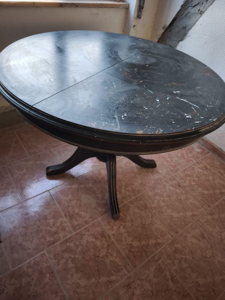 Mesa redonda de extensível