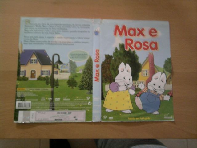 Folha de Capa DVD Max e a Rosa Original