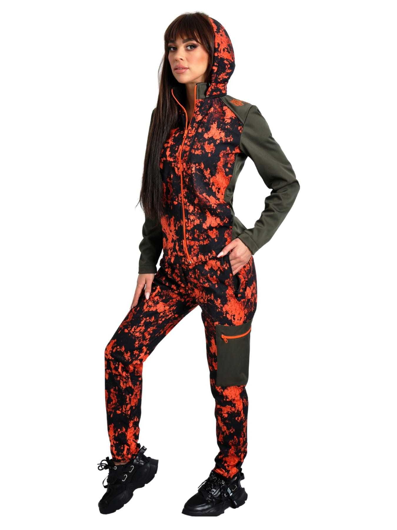 Nieprzemakalna kurtka myśliwska do lasu   "HUNTER Pro Orange"