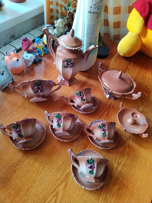 Кофейний сервиз из керамики времен ссср.