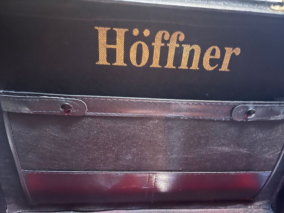 Sztućce Hoffner walizka skórzana