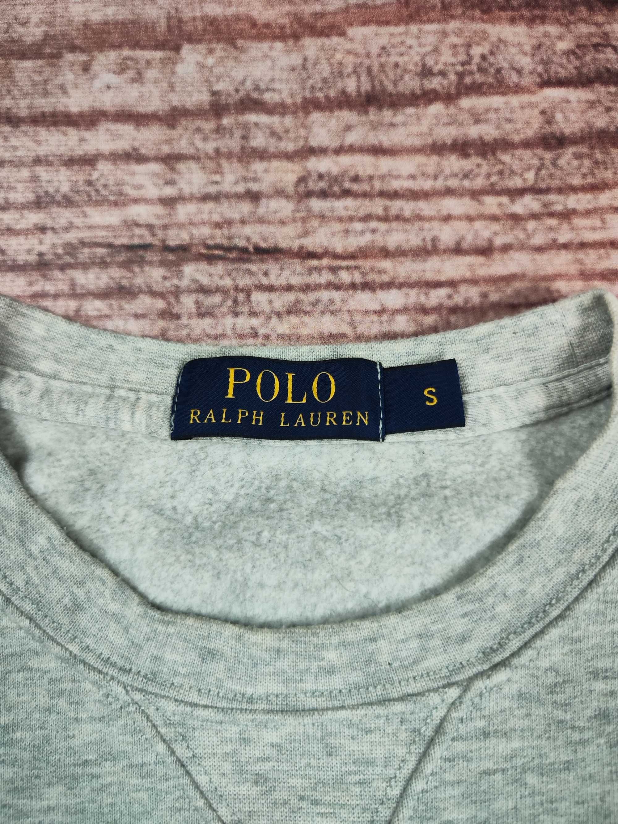 Bluza Ralph Lauren basic szara męska crewneck polo r. S