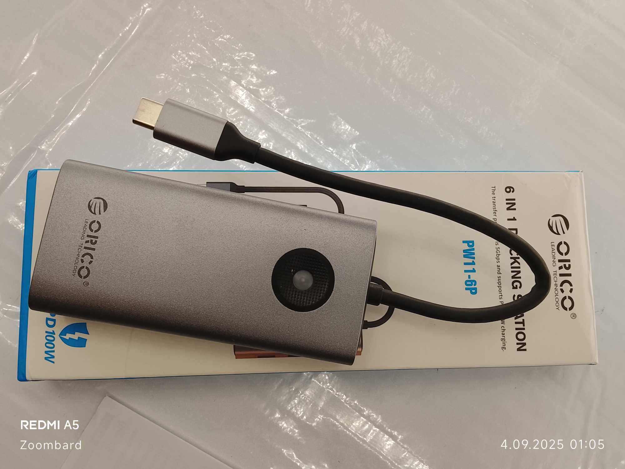 Stacja dokująca ORICO PW11-6P – 6w1 USB-C Docking Station