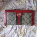 Гаманець кошелёк Гуччи Gucci красный бренд
