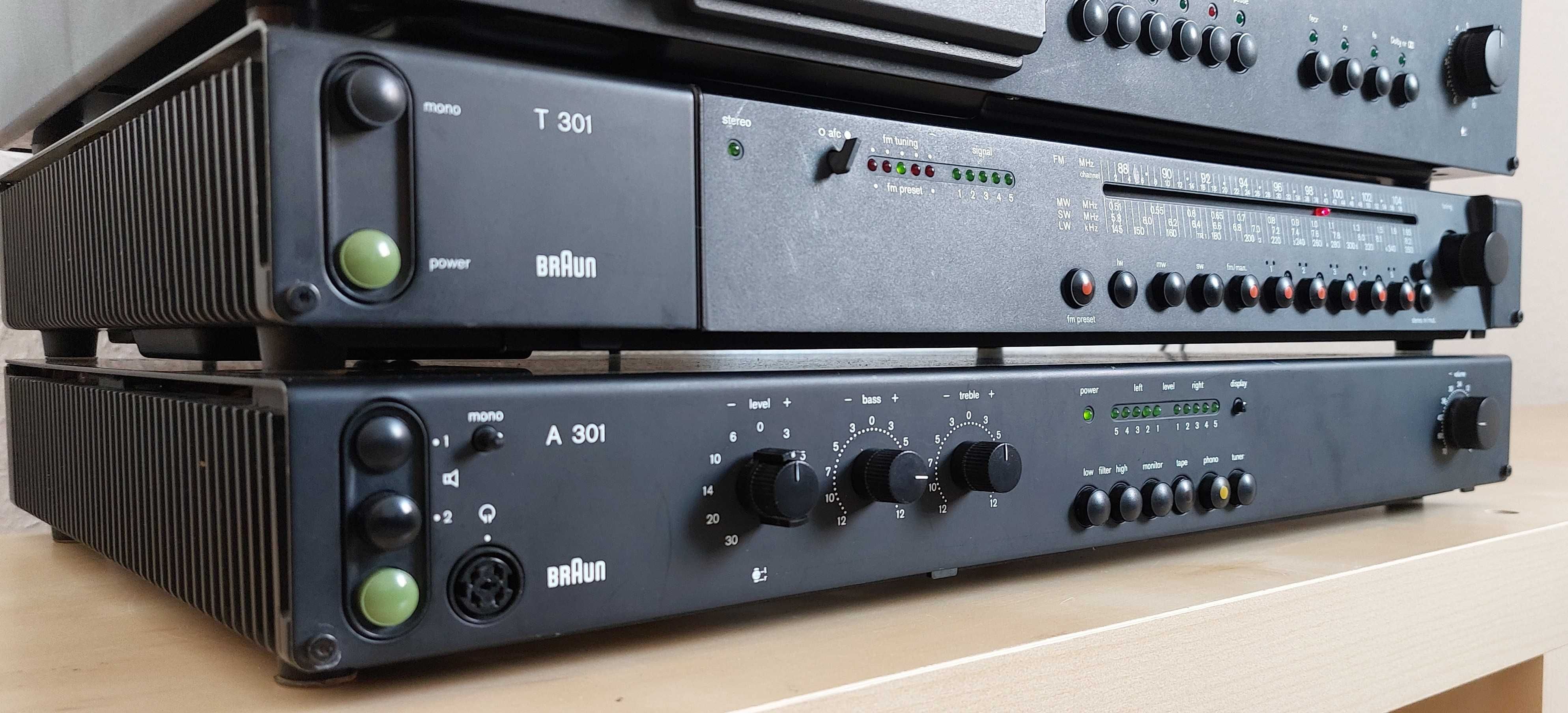 Braun усилитель A-301 дека C-301 тюнер T-301 от Braun A-301