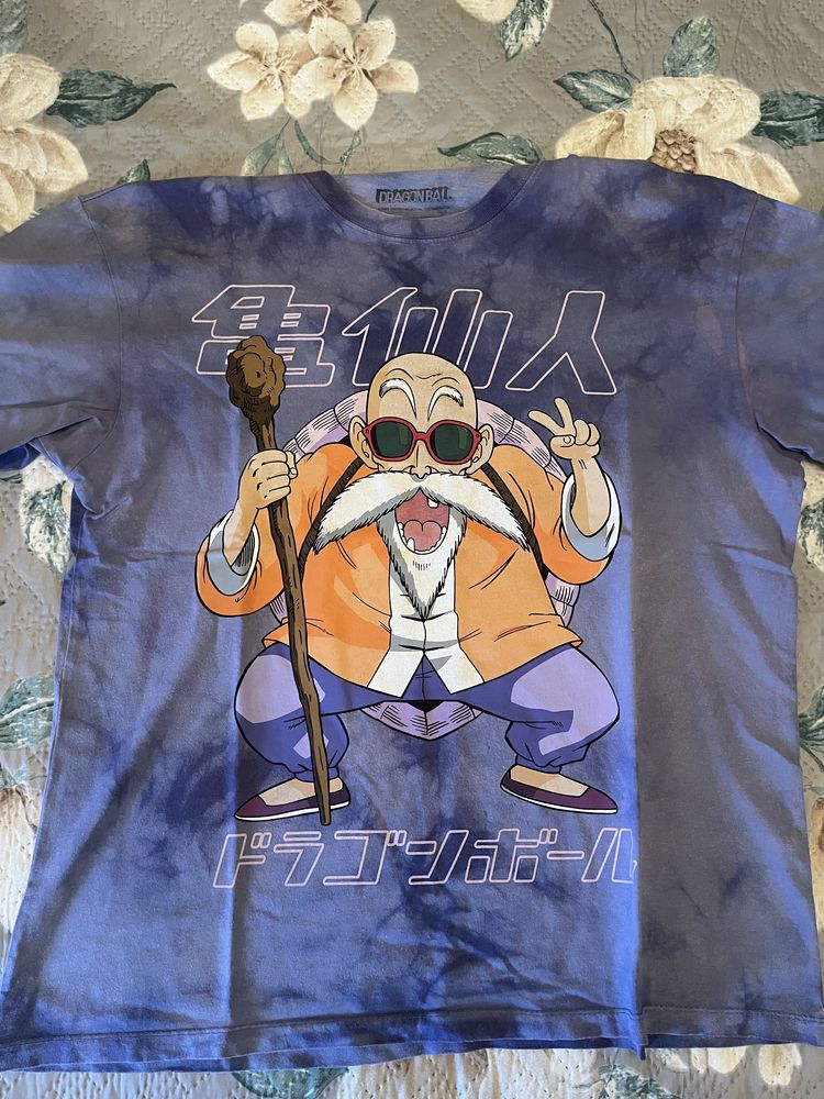 T-shirt Dragon Ball - Master Roshi azul/roxo