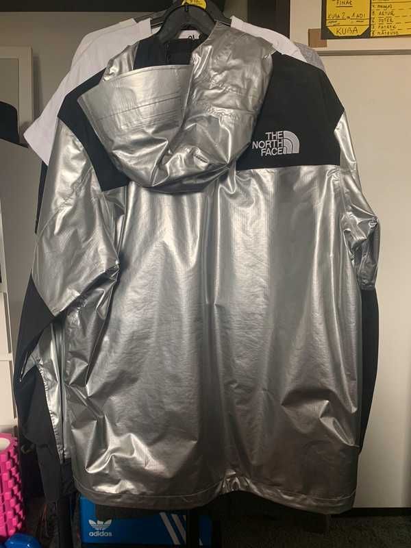 Supreme x The north face silver jacket kurtka