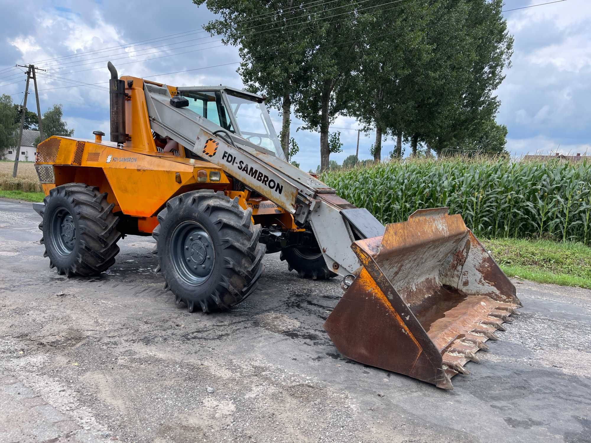 Ładowarka teleskopowa FDI SAMBRON T2567*Łyżka,4x4,Bdb stan,7 Metrowa!