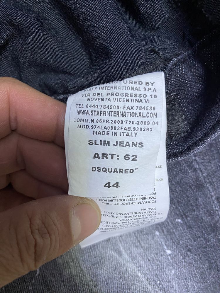 Нові Джинсові шорти Dsquared2 Slim/сток