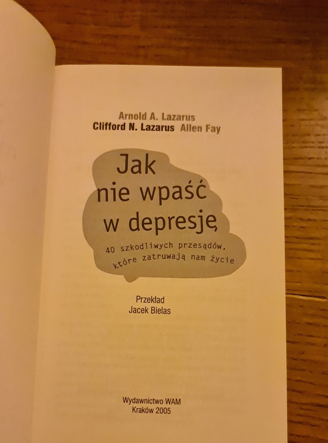 Jak nie wpaść w depresję - Arnold A Lazarus, Allen Fay