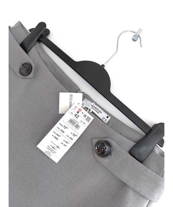 Spódnica XL 42 Reserved szara Nowa z metką