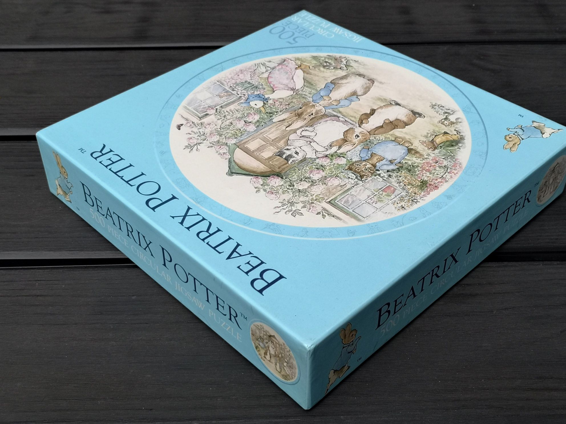 Puzzle 500 Peter Rabbit Beatrix Potter okrągłe cirkular nie 1000