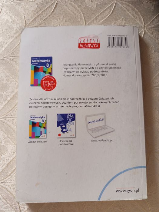 zbiór zadań matematyka z plusem klasa 8