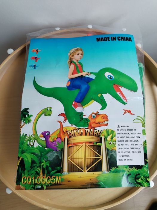 Fato insuflável criança 8 anos