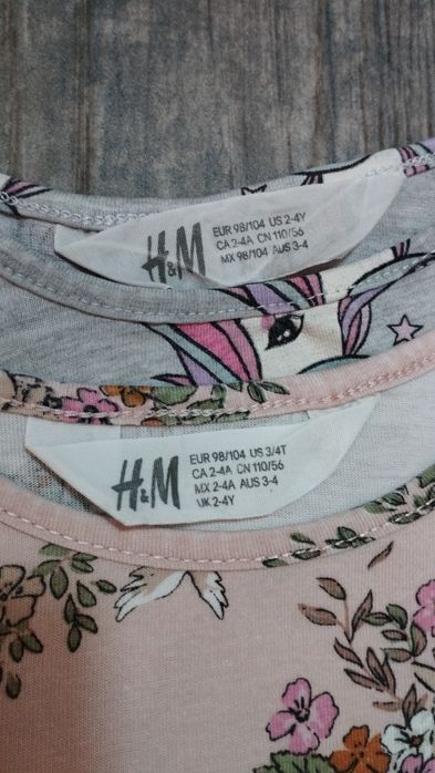 Дитячі плаття від H&M для дівчинки на 3-4рочки
