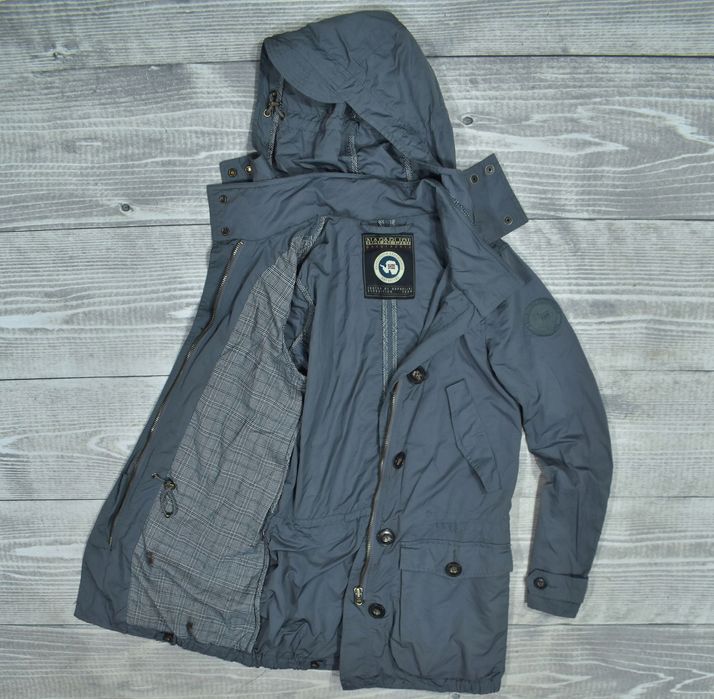 Napapijri Szara Lekka Kurtka Damska Parka S