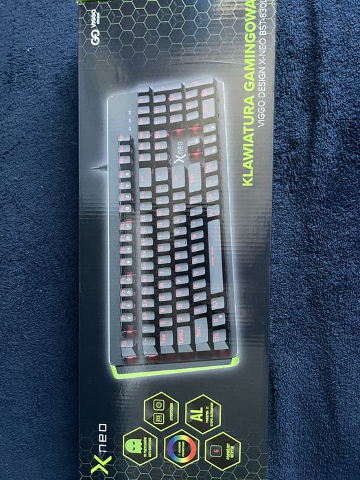 Klawiatura XNeo mechaniczna +myszka neo 8000 dpi