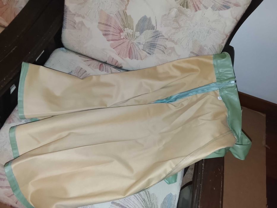 Saia tulipa cor verde