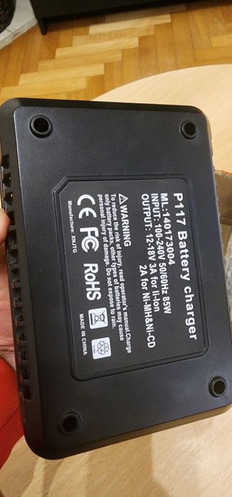 Carregador Baterias P117 ryobi